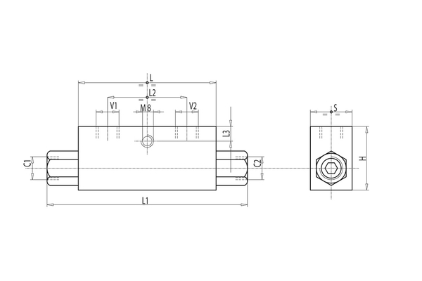 RSV-DW-1/2-L