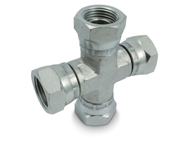 Raccord à visser en croix BSP (écrou-raccord)