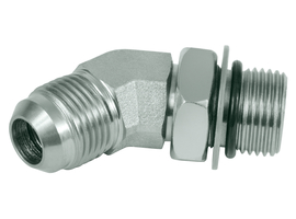Schroefkoppeling JIC-SAE 45°