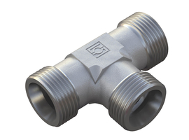 Raccord de jonction à visser T corps - zinc-nickel
