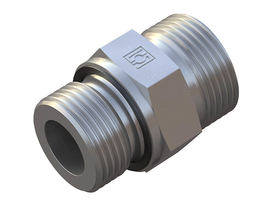 Raccord à visser GE/ED (joint élastique / métrique) corps - zinc-nickel