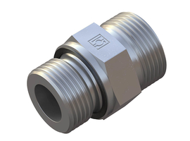 Raccord à visser GE/ED (joint élastique / fractionnaire) corps - zinc-nickel