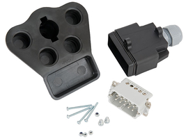 10-polige elektrische stekker (stekkerzijde)