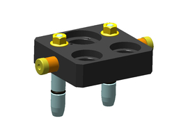 Corps de raccord mâle multicouplage