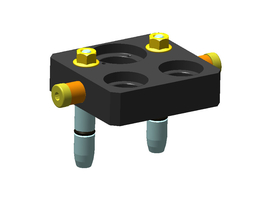 Corps de raccord mâle multicouplage