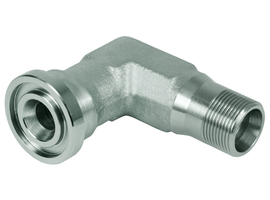 Bride avec raccord de cône d'étanchéité 90° 3000PSI