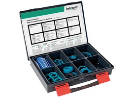 Boîte d'assortiment avec joints de bride